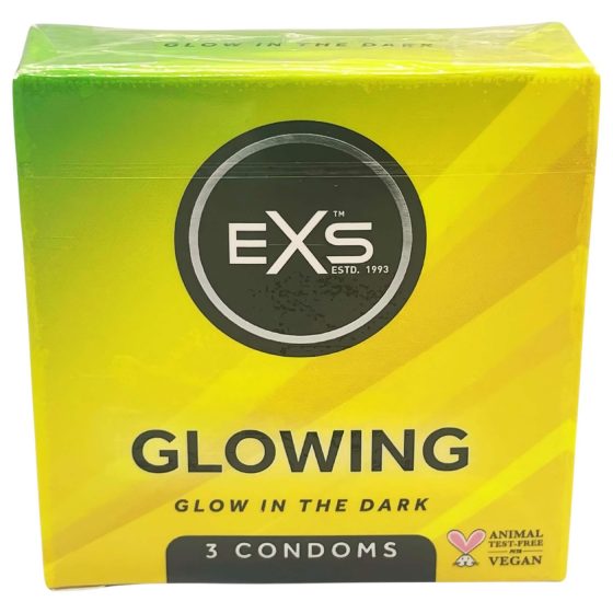 EXS Glow - Luminous Condoms (Pack of 3)