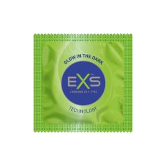 EXS Glow - glow-in-the-dark condom (3 pieces)
