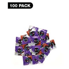   EXS Hot Chocolate - Chocolate-Flavored Condoms - Black (100 Pack)