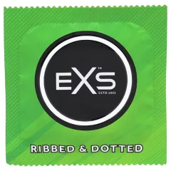 EXS Ribbed & Dotted - ribbed, dotted condoms (48 pcs)