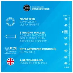 EXS Nano Thin - ultra thin condoms (48 pcs)