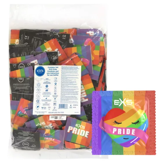 EXS Pride - latex condoms (144 pcs)