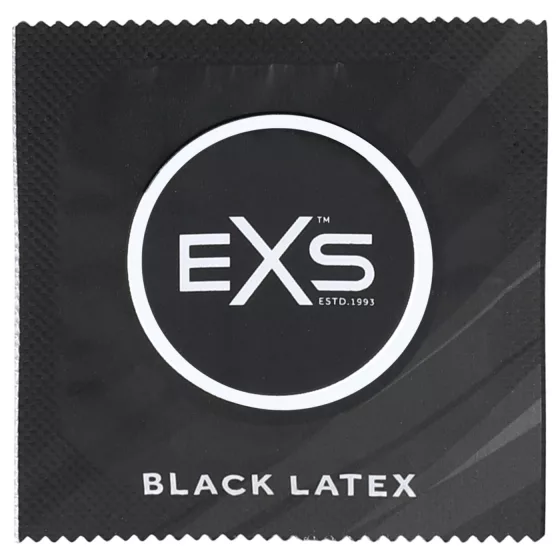 EXS Black - black condoms (48 pcs)