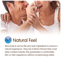 Skins - Chocolate Flavored Condoms (8 Pack)