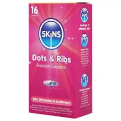 Skins - Ribbed & Dotted Condoms (16 pack)