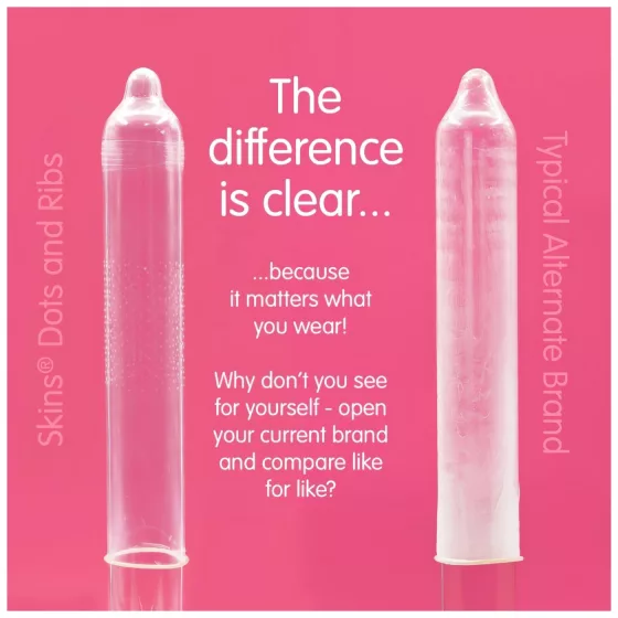 Skins - Ribbed & Dotted Condoms (16 pack)