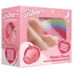   Unihorn Heart Throb - Rechargeable Unicorn Clitoral Stimulator (Pink)