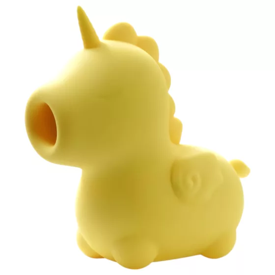 Unihorn Bean Blossom - Rechargeable Unicorn Clitoral Stimulator (Yellow)