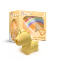   Unihorn Bean Blossom - Rechargeable Unicorn Clitoral Stimulator (Yellow)