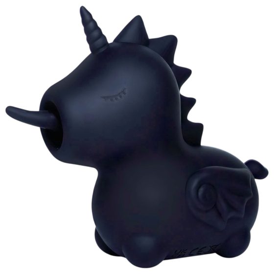 Unihorn Wild Spirit - Rechargeable Unicorn Clitoral Stimulator (Black)