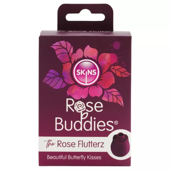 Skins Rose Flutterz - rechargeable clitoral vibrator (purple)