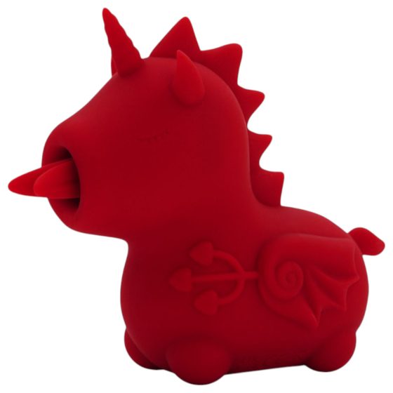Unihorn Blaze Diablo - Rechargeable Unicorn Clitoral Vibrator (Red)