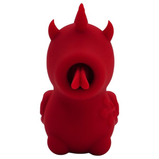 Unihorn Blaze Diablo - Rechargeable Unicorn Clitoral Vibrator (Red)