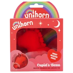   Unihorn Cupid's Beau - Rechargeable Unicorn Clitoral Vibrator (Red)