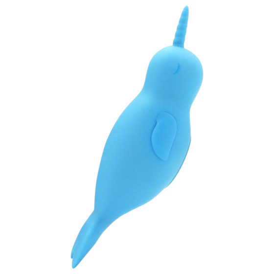 Unihorn Of The Sea - Rechargeable Narwhal Clitoral Stimulator (Blue)
