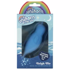   Unihorn Of The Sea - Rechargeable Narwhal Clitoral Massager (Blue)