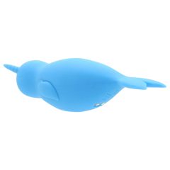   Unihorn Of The Sea - Rechargeable Narwhal Clitoral Stimulator (Blue)