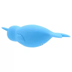   Unihorn Of The Sea - Rechargeable Narwhal Clitoral Massager (Blue)