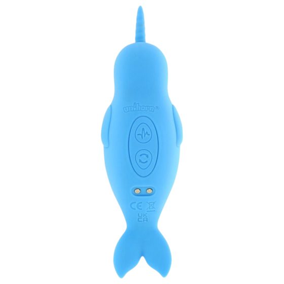 Unihorn Of The Sea - Rechargeable Narwhal Clitoral Stimulator (Blue)