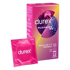   Durex Emoji PleasureMe - Ribbed & Dotted Condoms (Pack of 12)
