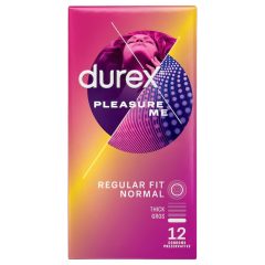   Durex Emoji PleasureMe - Ribbed & Dotted Condoms (Pack of 12)