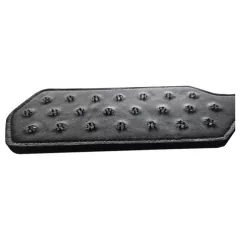 Rouge - Genuine Leather Studded Spanker (Black)