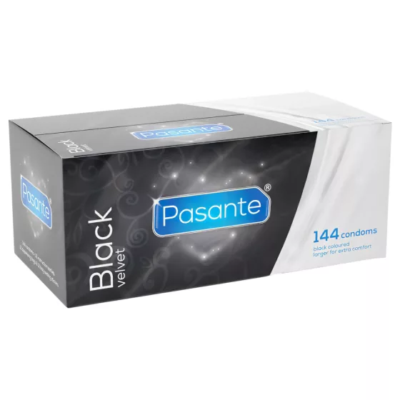 Pasante - Black Latex Condoms (144 Pack)