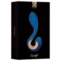   G-Vibe G-Pop 2 - Rechargeable, Waterproof G/P-Spot Vibrator (Blue)