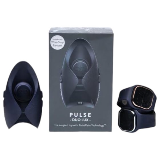 / Pulse Duo Lux - Wireless Rechargeable Couples Vibrator & Masturbator (Gray)