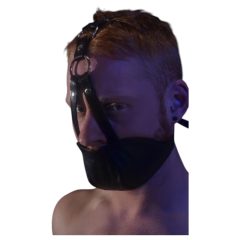 Rouge - genuine leather Hannibal mask (black)