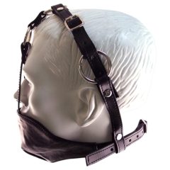 Rouge - genuine leather Hannibal mask (black)