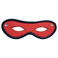Rouge - Genuine Leather Open-Eye Mask (Red)