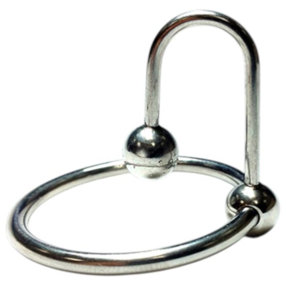Rouge - stainless steel beaded dilator (silver)