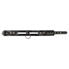 Rouge - genuine leather collar (black)
