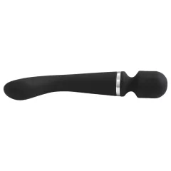   Lonely Boat - Battery-Powered 2-in-1 Massage Vibrator (Black) 