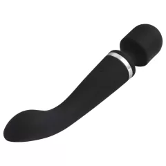   Lonely Boat - Battery-Powered 2-in-1 Massage Vibrator (Black) 