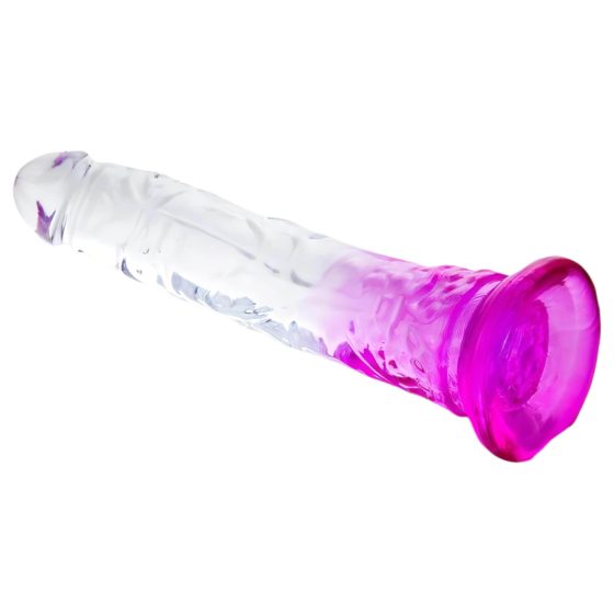 Lonely Lance - Suction Cup Dildo (Purple-Clear)