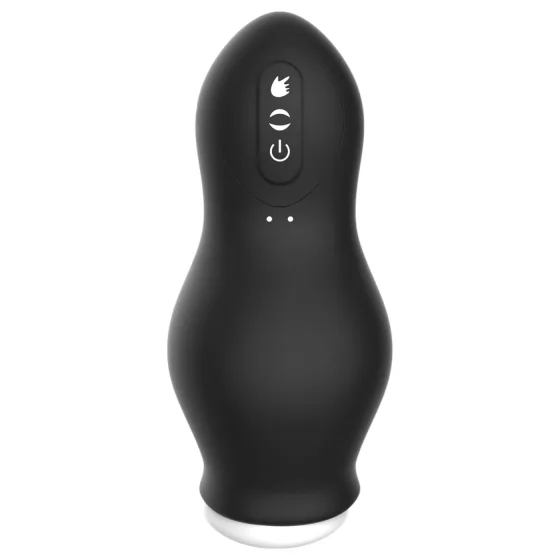 Lonely My-Dragon - Battery-Powered Suction Vibrating Masturbator (Black) 