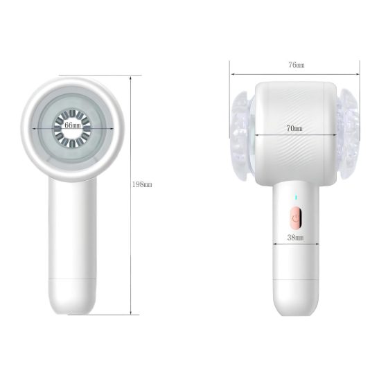 Lonely Space - Rechargeable Up-and-Down Pleasure Device (White)