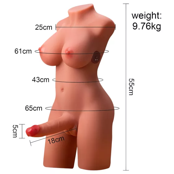 XISE Miah Lady - Vibrating Torso with Thrusting Feature