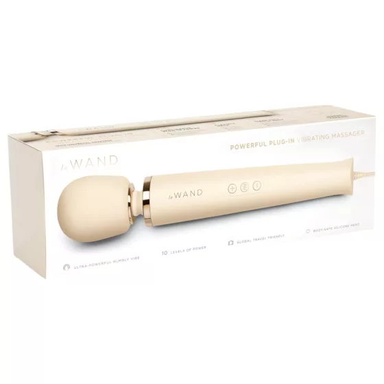le Wand - exclusive mains-powered massager vibrator (beige)