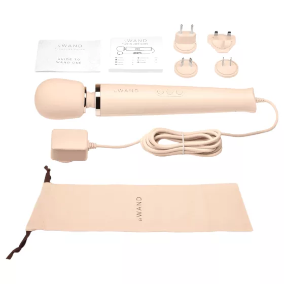 le Wand - exclusive mains-powered massager vibrator (beige)