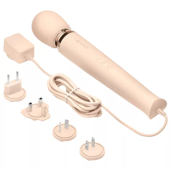 le Wand - exclusive mains-powered massager vibrator (beige)