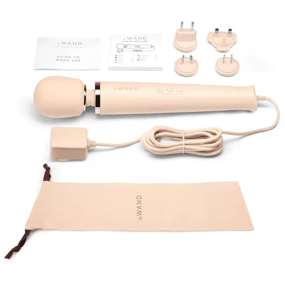 le Wand - exclusive mains-powered massager vibrator (beige)