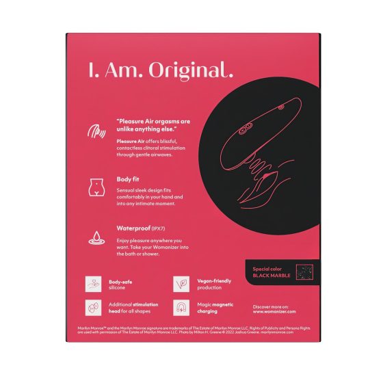 Womanizer Marilyn Monroe - Air Wave Clitoral Stimulator (Black)