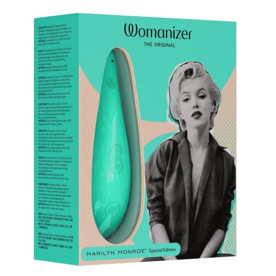 Womanizer Marilyn Monroe Special - rechargeable clitoral stimulator (turquoise)
