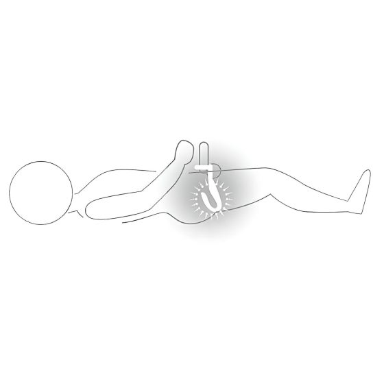 Rocks-Off - Rechargeable Black Anal Vibrator with Radio-Controlled Penis Ring