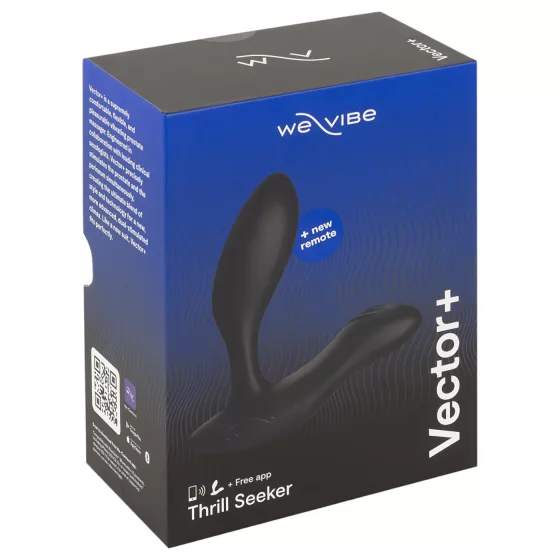 We‑Vibe Vector+ - App‑controlled anal vibrator (black)