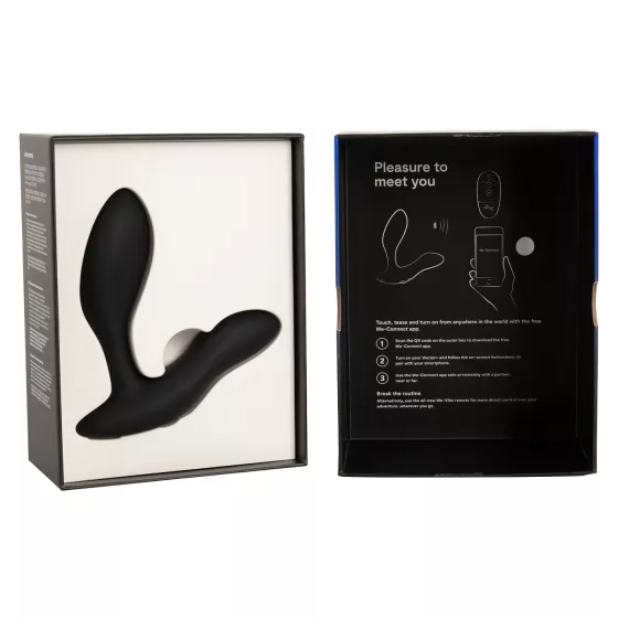 We-Vibe Vector+ - Rechargeable Smart Anal Vibrator (Black)