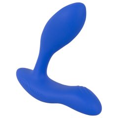   We-Vibe Vector+ - Rechargeable, waterproof, smart anal vibrator (blue)